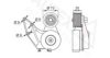 VW 022145299B Tensioner Pulley, v-ribbed belt